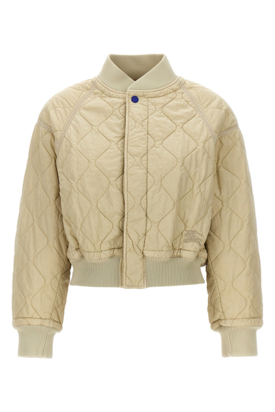 BURBERRY BURBERRY WOMEN QUILTED BOMBER JACKET