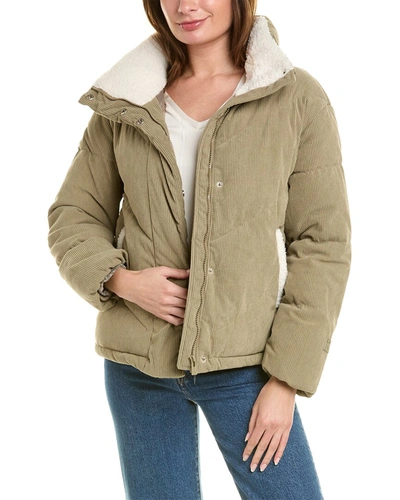 HURLEY FAIRSKY QUILTED CORDUROY PUFFER JACKET