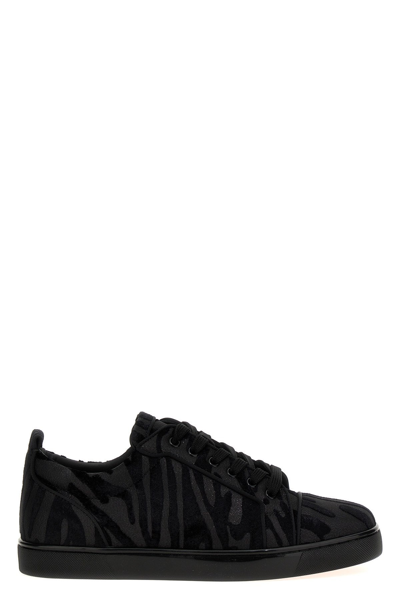 Christian Louboutin Louis Junior Orlato Sneakers In Black
