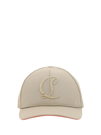 Christian Louboutin Logo Embroidered Baseball Cap In Multicolor