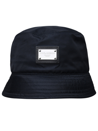 Dolce & Gabbana Man  Blue Polyamide Hat