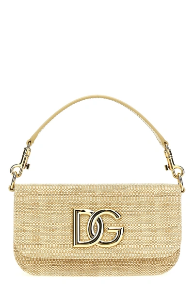 Dolce & Gabbana 3.5 Crossbody Bags Beige In Cream