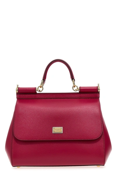 Dolce & Gabbana Women Sicily Handbag In Pink