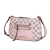 Mkf Collection By Mia K Essie Circular Print Vegan Leather Women's Crossbody By Mia K In Pink