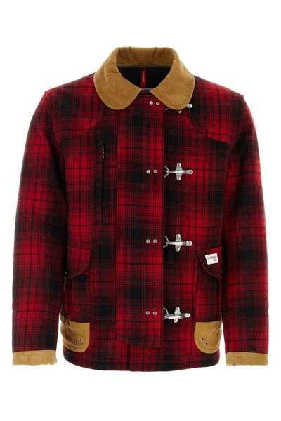 FAY FAY MAN EMBROIDERED WOOL BLEND JACKET
