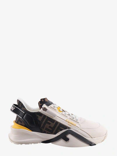 Fendi Man  Flow Man White Sneakers