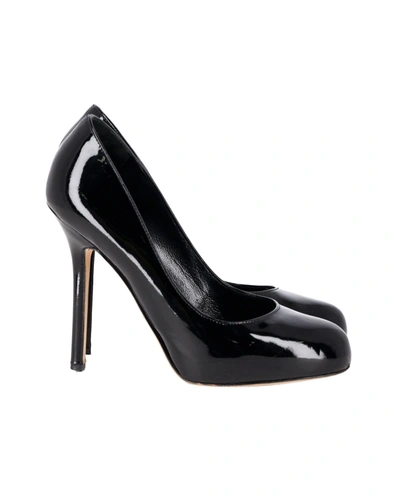 Sergio Rossi High Heel Pumps In Black Patent Leather