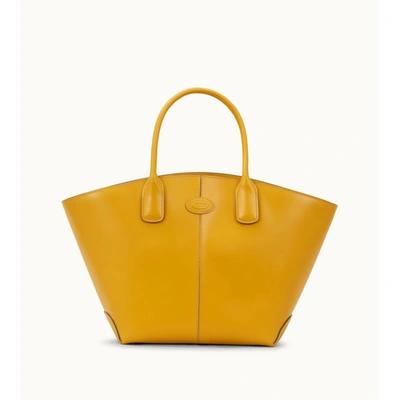 Tod's Vaso Bag Medium In Yellow
