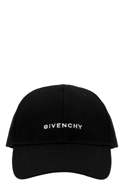 Givenchy Curved Cap In Black