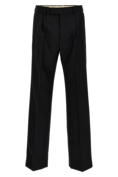 Gucci Men  Web Label Pants In Black