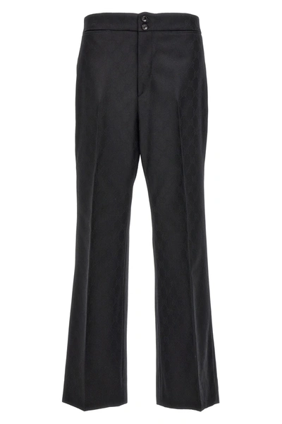 Gucci Women 'gg' Pants In Black