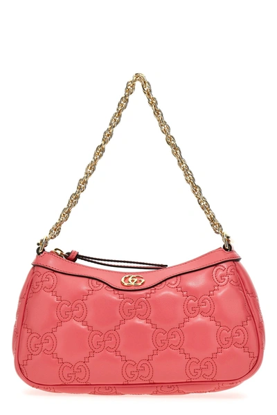 Gucci Gg Matelasse Shoulder Bag In Pink