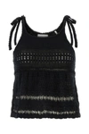 ISABEL MARANT ÉTOILE ISABEL MARANT ETOILE WOMAN BLACK CROCHET JILMA TOP