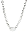 TIFFANY & CO RETURN TO TIFFANY OVAL TAG NECKLACE IN STERLING SILVER