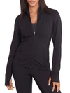 Body Up Full Zip Studio Jacket In Black