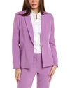 Nanette Lepore Notch Lapel Blazer In Purple