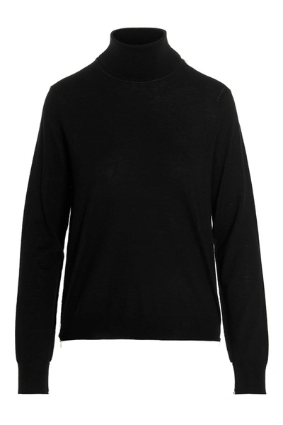 Maison Margiela Suéter Con Cuello Alto - Negro In Black
