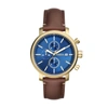 Fossil Men's Rhett Multifunction, Gold-tone Stainless Steel Watch In Brown