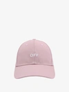 OFF-WHITE OFF WHITE WOMAN HAT WOMAN PINK HATS