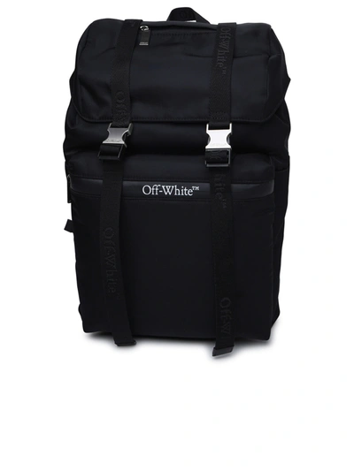 Off-white Man Black Fabric Backpack