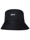 OFF-WHITE OFF-WHITE WOMAN OFF-WHITE BLACK POLYESTER HAT