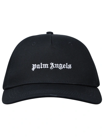 Palm Angels Man Black Cotton Hat