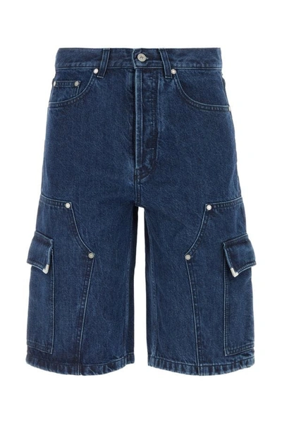 PALM ANGELS PALM ANGELS MAN DENIM BERMUDA SHORTS