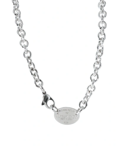 Tiffany & Co Return To Tiffany Necklace In Sterling Silver
