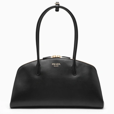 Prada Black Leather Handbag Women