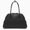 Prada Large Re-nylon And Leather Top-handle Bag In Black