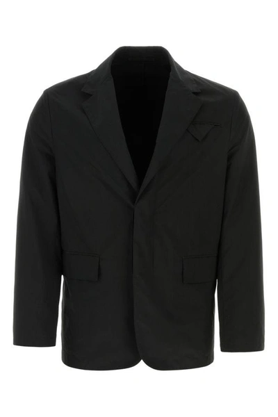 Prada Jackets And Vests In Black