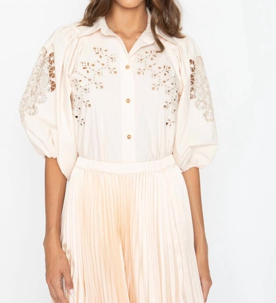 Caballero Mae Top In Pink Champagne