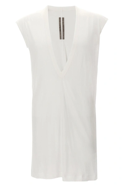 Rick Owens Dylan T Tank Top In White