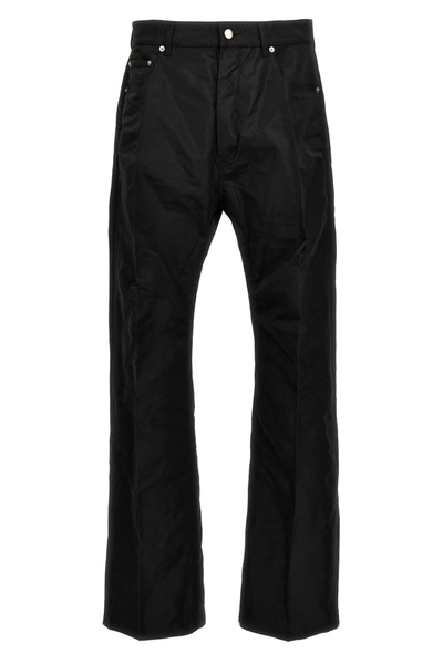 Rick Owens Geth Jeans Pants In Black
