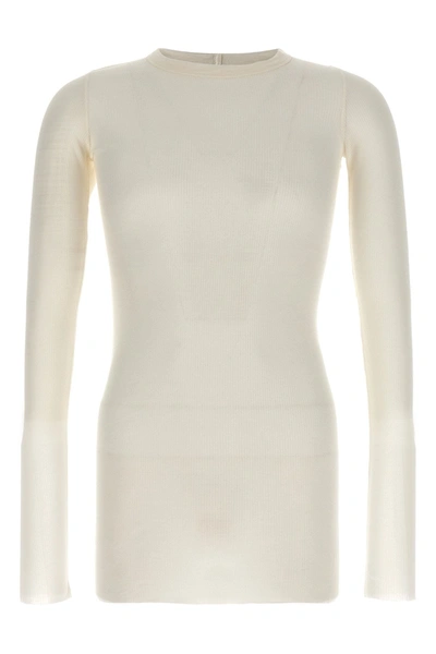 Rick Owens Rib T-shirt White