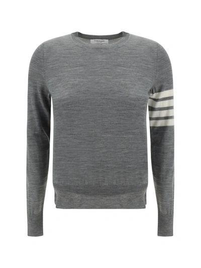 Thom Browne Cashmere 4-bar Jumper In Multicolor