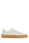TOD'S TOD'S MAN CHALK LEATHER SNEAKERS
