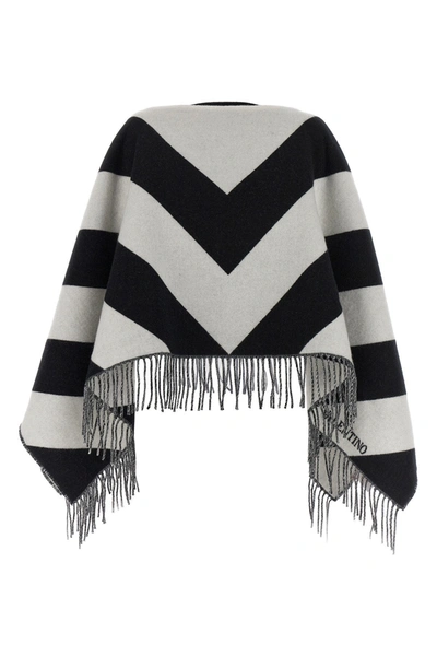 Valentino Garavani Women Poncho  Garavani Chevron In Multicolor