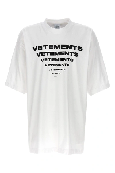 Vetements Pyramid Logo T-shirt In Multicolor