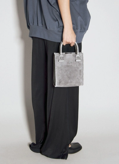 Vivienne Westwood Women Teddy Small Handbag In Gray