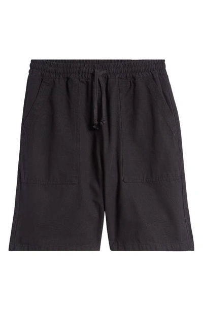Service Works Organic Cotton Canvas Chef Shorts In Black
