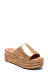 Free People Harbor Platform Sandal In Rose Gold