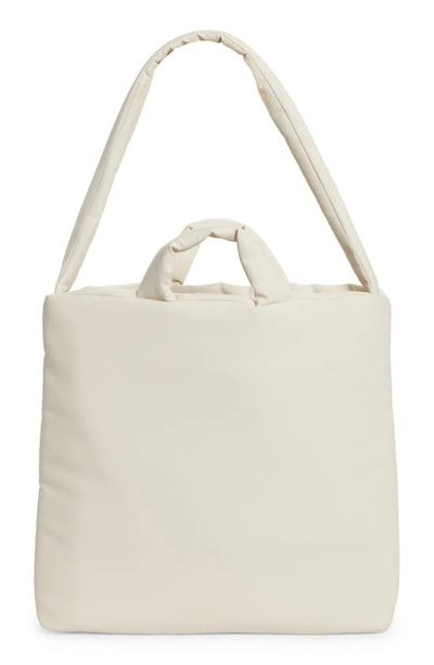 Kassl Medium Rubber Pillow Bag In Neutral