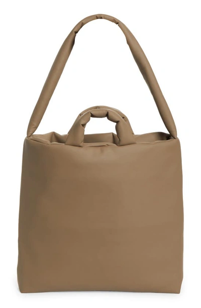 Kassl Medium Rubber Pillow Bag In Brown