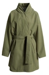 Helly Hansen Lilja Waterproof Raincoat In Lav Green