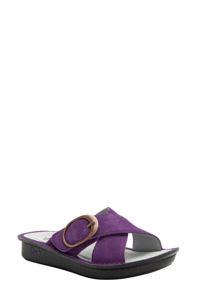 Alegria By Pg Lite Vanya Loretta Slide Sandal In Deep Amthyst