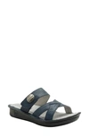 Alegria By Pg Lite Victoriah Slide Sandal In Basketry Navy