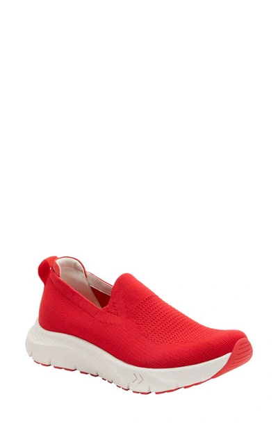 Alegria By Pg Lite Waze Slip-on Sneaker In Red