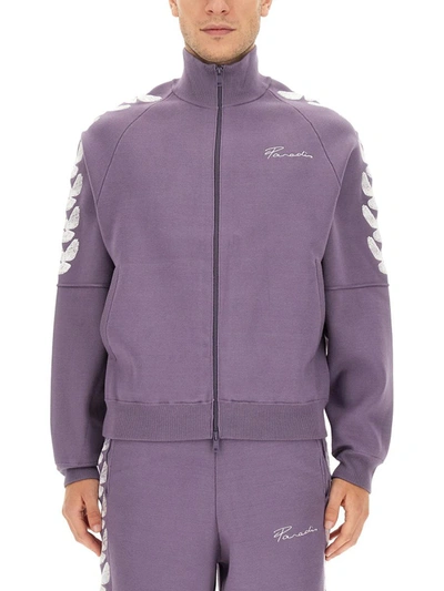 3.paradis Sweatshirt With Logo In Purple