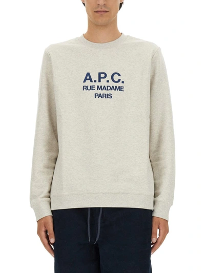 Apc Rufus Sweatshirt In Powder